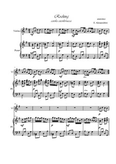 Rocking: Für Violine und Klavier by folklore