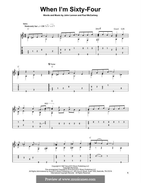 When i m sixty-four ноты. Песня sixty four. When i’m sixty‐four the beatles. Sixty four ноты для фортепиано. When i’m sixty‐four the beatles.