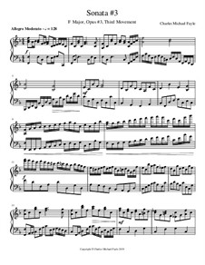 Sonata No.3, Op.3: Third Movement by Charles Fayle