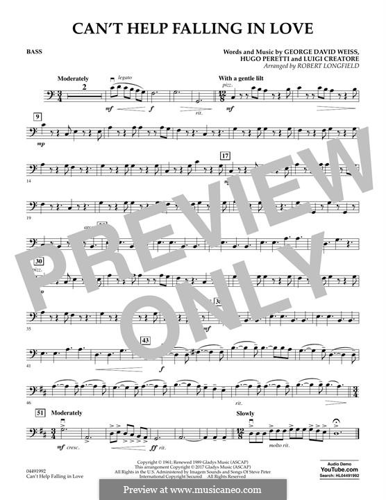 String Orchestra version: Bassstimme by George David Weiss, Hugo Peretti, Luigi Creatore