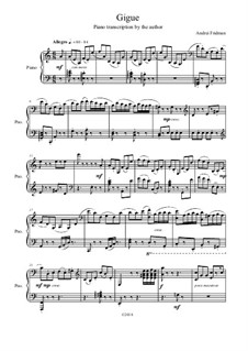 Gigue (piano): Gigue (piano) by Andrei Fridman
