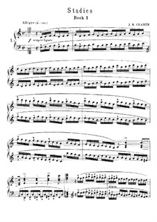 Vierundachtzig Etüden, Op.50: Heft I, Nr.1-21 by Johann Baptist Cramer
