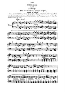 Fragmente: Akt II, Nr.7-11, für Stimmen und Klavier by Giuseppe Verdi