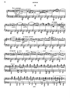 Tanz Nr.4 in fis-Moll: Erste und zweite Stimme by Johannes Brahms