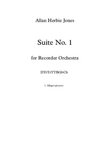 Suite No.1: 1. Allegro Giocoso by Allan Herbie Jones