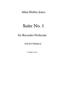 Suite No.1: 2. Adagio Lento by Allan Herbie Jones