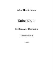 Suite No.1: 3. Adagio by Allan Herbie Jones