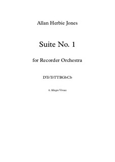 Suite No.1: 4. Allegro Vivace by Allan Herbie Jones