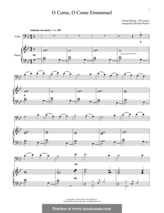 Instrumental version: Für Cello und Klavier by folklore