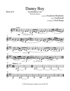 Ensemble version: For woodwind quintet - horn in F part by folklore