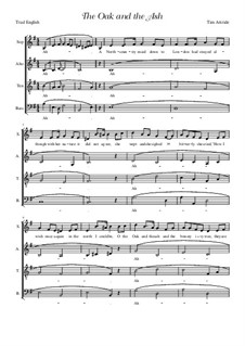 The Oak and the Ash (Love Will Find Out the Way): SATB by folklore