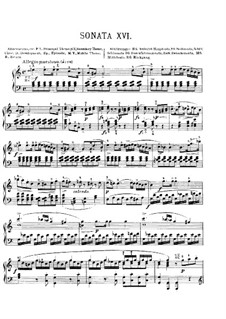 Sonate für Klavier Nr.8 in a-Moll, K.310: Für einen Interpreten by Wolfgang Amadeus Mozart