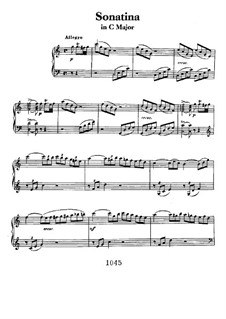 Sonatine in C-Dur: Für Klavier by Ludwig van Beethoven