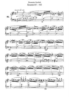 Nr.1-103: Nr.85-103 by Domenico Scarlatti