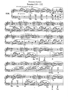 No.104-205: Nr.118-132 by Domenico Scarlatti
