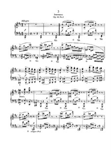 Vier Balladen, Op.10: Ballade No.3 by Johannes Brahms