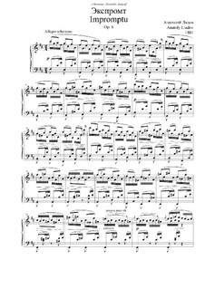 Impromptu in D-dur, Op.6: Für Klavier by Anatoli Ljadow