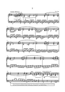 Piano Collection für Entertainer: Album 'Lieder ohne Worte'. Andante, affettuoso by Peter Epp