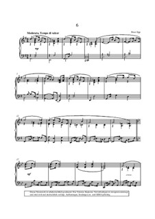 Piano Collection für Entertainer: Album 'Lieder ohne Worte'. Moderato Tempo di walzer by Peter Epp