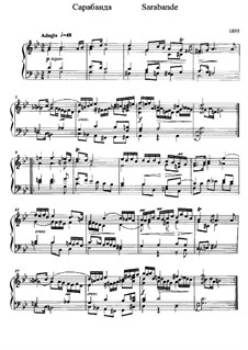 Sarabande: Für Klavier by Anatoli Ljadow