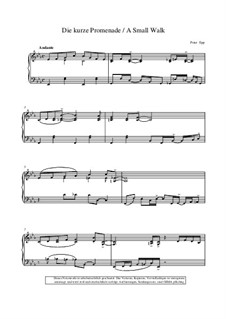 Piano Collection für Entertainer: Die kurze Promenade by Peter Epp