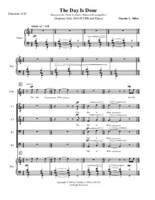 The Day Is Done, Op.52: The Day Is Done by Timothy L. Miller