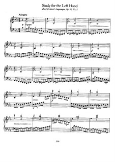 Vier Impromptus für Klavier, D.899 Op.90: Impromptu Nr.2 by Franz Schubert