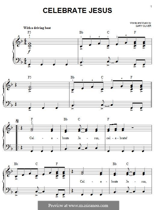 Celebrate Jesus: Für Klavier by Gary Oliver