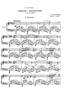 Complete set: Für Klavier by Sergei Rachmaninoff