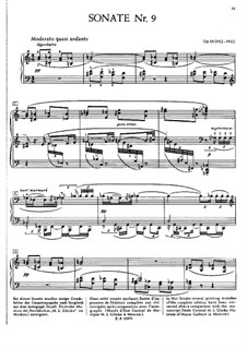 Sonate für Klavier Nr.9 'Schwarze Messe', Op.68: Für einen Interpreten by Alexander Skrjabin