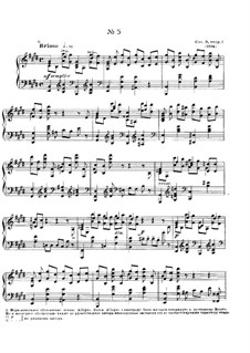 Zwölf Etüden, Op.8: Etüde Nr.5 by Alexander Skrjabin
