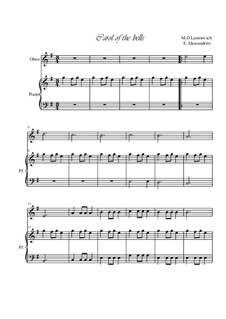 Vocal-instrumental version: Für Oboe und Klavier by Mykola Leontovych