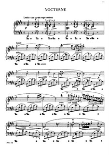 Nocturne in cis-Moll, B.49 KK IVa/16: Für Klavier (mit Applikatur) by Frédéric Chopin