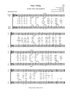 Heilig: For choir, winds and organ (Partitur) by John Bacchus Dykes