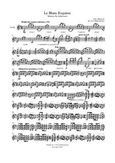 Le Blanc Esquisse: Für Violine by Gleb Matsevity