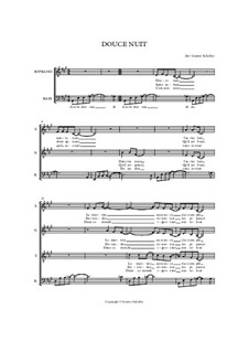 Vocal version: Für gemischten Chor by Franz Xaver Gruber