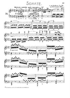 Sonate für Klavier Nr.31, Op.110: Für einen Interpreten by Ludwig van Beethoven