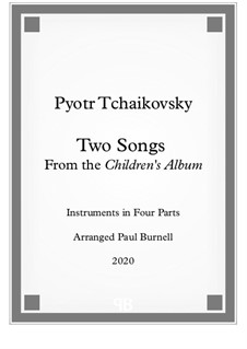 Two Songs: Two Songs by Pjotr Tschaikowski