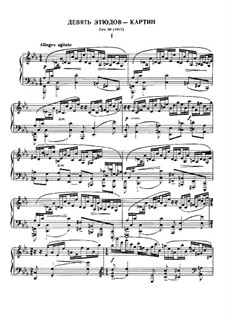 Etudes-tableaux, Op.39: Etüde Nr.1 by Sergei Rachmaninoff