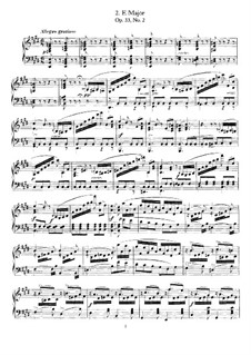 Drei Capricen, Op.33: Caprice Nr.2 in E-Dur by Felix Mendelssohn-Bartholdy