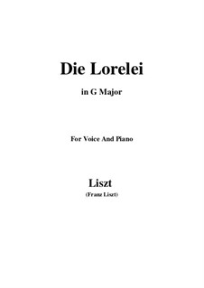 Die Loreley, S.273: G Major by Franz Liszt