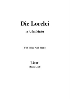Die Loreley, S.273: A flat Major by Franz Liszt