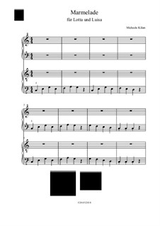 Marmelade: For piano four hands by Michaela Kilian