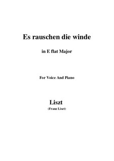 Es rauschen die Winde, S.294: E flat Major by Franz Liszt