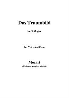 Traumbild, K.530: G Major by Wolfgang Amadeus Mozart