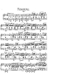 Rondo in c-Moll, Op.1: Für Klavier by Frédéric Chopin