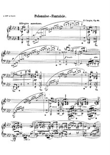 Polonäse-Fantasie in As-Dur, Op.61: Für Klavier by Frédéric Chopin
