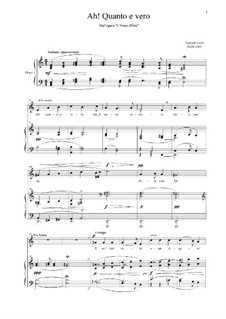 Der goldene Apfel: Ah! Quanto e vero by Pietro Antonio Cesti