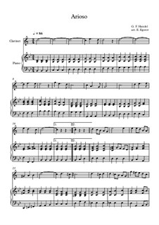 10 Easy Classical Pieces for Clarinet and Piano Vol.3: Arioso by Edward MacDowell, Johann Strauss (Sohn), Johannes Brahms, Georg Friedrich Händel, Felix Mendelssohn-Bartholdy, Robert Schumann, Muzio Clementi, Giuseppe Verdi, Anton Rubinstein, Johan Halvorsen