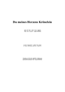 No.2 Du meines Herzens Krönelein: E flat Major by Richard Strauss